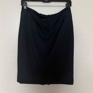 Navy plaid pencil skirt, sz 8